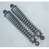 ZADNÍ TLUMIČE --  CHROMOVANÉ PRUŽINY  (PŮVODNÍ BŘEZNICE ČR) - PÁR (TYP 639,640)